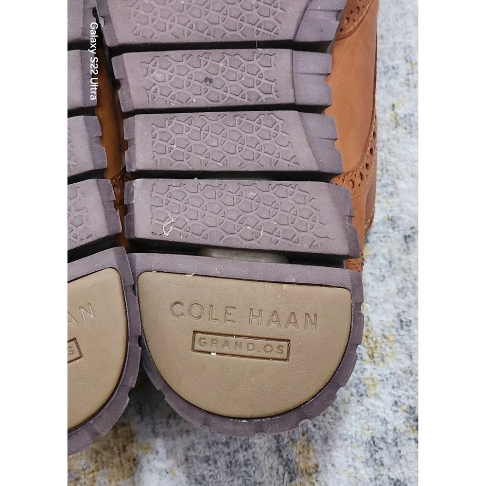 Cole Haan Men's Brown ZeroGrand Wingtip Oxford Shoes Size 10 C22747